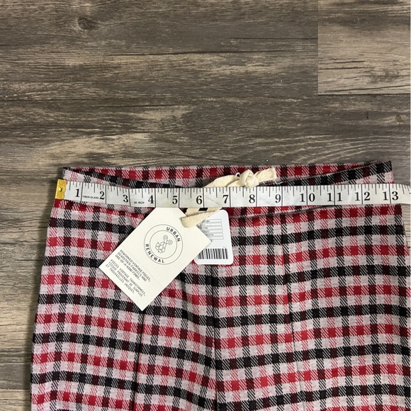 Urban Renewal Red and Black Plaid Pants - Picture 5 of 8